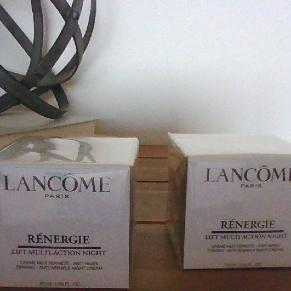 A pair (2) of Brand New Lancome Renergie Lift Multi-Action Jars 1.69 oz each